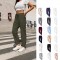 European & American Women's 2025 New eBay Casual Cotton-Linen Slim-Fit Drawstring Elastic Waist Pants