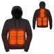 European & American Independent Station USB Heated Hoodie - Electric Warmth Casual Unisex Sweatshirt