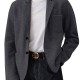 2025 Autumn Winter European & American Independent Station Men's Jacket - Solid Color Versatile Wool Blend Blazer