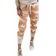 2025 New European & American Women's Camouflage Jogger Pants - Casual Drawstring Design, Elegant & Slim-Fitting