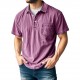 2025 Independent Station Men's 100% Cotton Casual Versatile Retro Short-Sleeve Button Collared T-Shirt