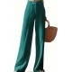 2025 European & American Women's Linen Wide-Leg Pants - Loose Cotton-Linen High-Waist Straight-Leg Casual Trousers