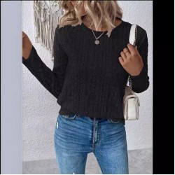 Independent Station European & American Summer New Solid Color Shirt - Short/Long-Sleeve Hollow-Out Casual Top, In-Stock