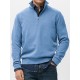 2025 New Men's Versatile Sweatshirt - Fashion Casual Half-Zip Stand-Collar Long-Sleeve Hoodie