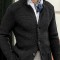 European & American Fashion Independent Station New Arrival - Men's Casual Long-Sleeve Solid Color Knit Outerwear