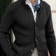 European & American Fashion Independent Station New Arrival - Men's Casual Long-Sleeve Solid Color Knit Outerwear