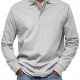 2025 New European & American Independent Station Men's Shirt - Casual Versatile Long-Sleeve Button Collared Shirt, White