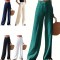 2025 European & American Women's Linen Wide-Leg Pants - Loose Cotton-Linen High-Waist Straight-Leg Casual Trousers