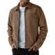 2025 Independent Station Autumn Winter New Men's Suede Jacket - Casual Versatile Long-Sleeve Outerwear