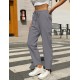 European & American Women's 2025 New eBay Casual Cotton-Linen Slim-Fit Drawstring Elastic Waist Pants