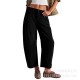 2025 New Autumn Women's High-Waisted Casual Pants - European & American Solid Color Corduroy Loose Straight-Leg Trousers