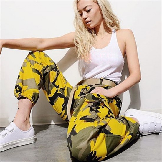 2025 WISH New Women's Camouflage Cargo Pants - Casual Harem Trousers (9 Colors, 6 Sizes)