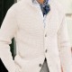 European & American Fashion Independent Station New Arrival - Men's Casual Long-Sleeve Solid Color Knit Outerwear
