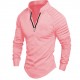 2025 Spring European & American INS Men's Polo Shirt - Independent Station Long-Sleeve Zip-Up Sports Polo
